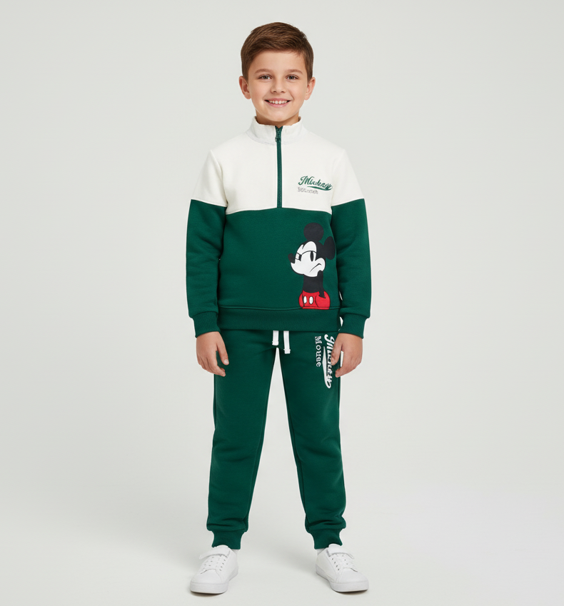 Trendy Kids Activewear – Cozy 2-Piece Set for Sports, Travel & Casual Wear