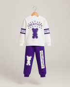 Toddler & Kids Tracksuit Set – Comfortable Casual Outfit with Elastic Fit